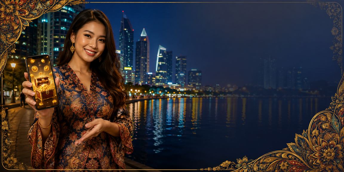 Pengguna Petaling Jaya menyertai loteri dalam talian dengan corak batik sambil menunggu cabutan